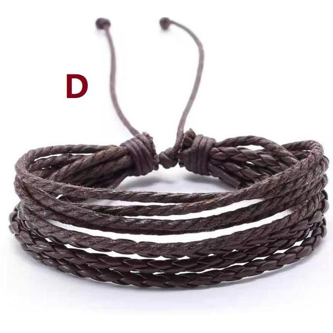 [original] gelang kulit asli pria wanita trendy vintage fashionable [terlaris] [terbaik]