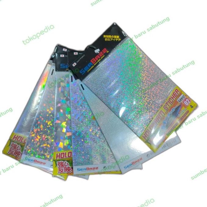 

:::::::] Sticker Hologram Stiker hologram Pancing Seabass isi 4 lembar