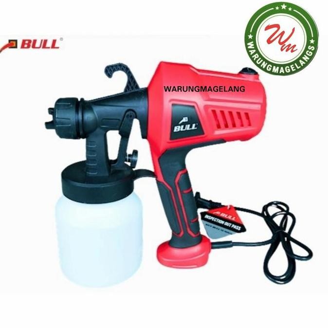 Spray Gun BULL Minyak SPET CAT ELEKTRIK TANPA KOMPRESOR spraygun