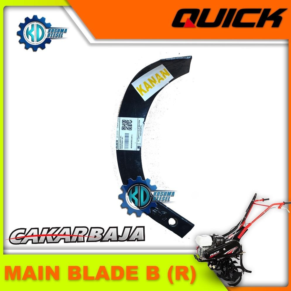 MAIN BLADE B (R), CAKAR BAJA (SP) - PISAU ROTARY B CAKAR BAJA - KANAN -  BLADE B KANAN CAKAR BAJA