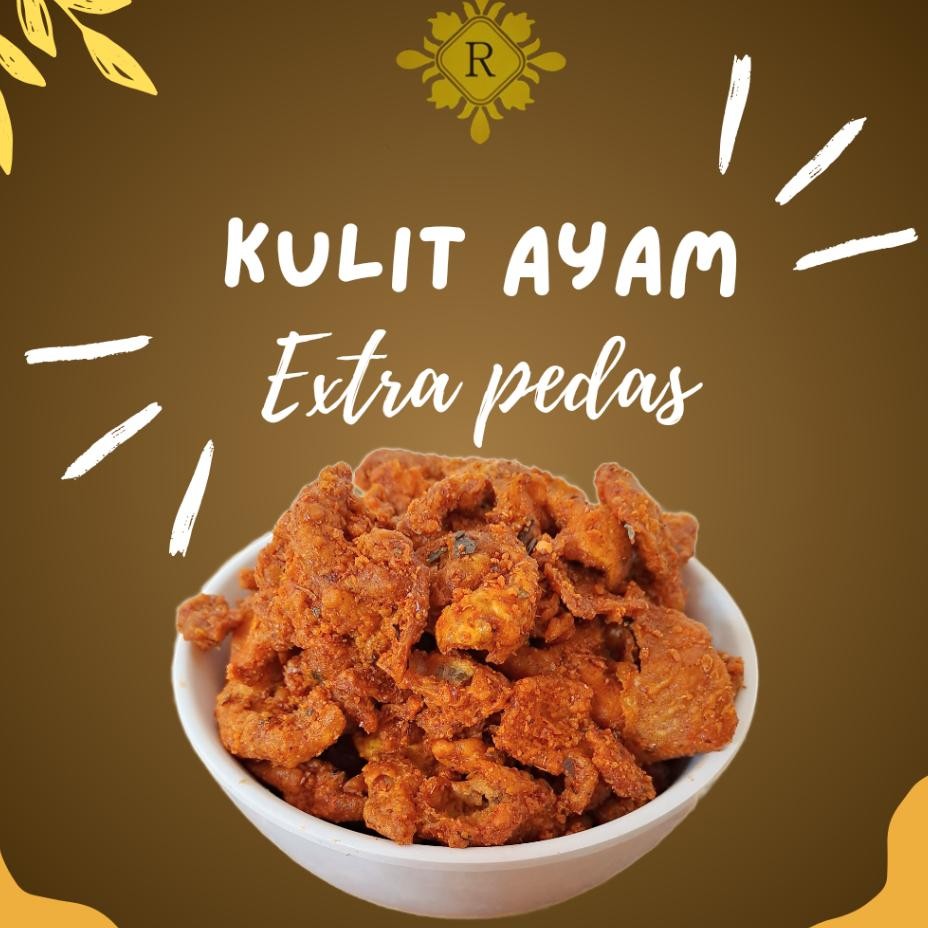 

Kulit Ayam Pedas Daun Jeruk Gr