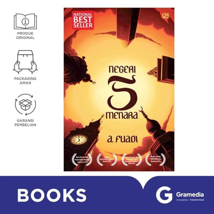 Buku Novel - Negeri 5 Menara Original Dan Terpercaya