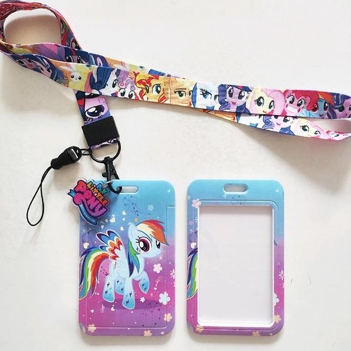 

Id Card Holder My Little Pony | Lanyard Lucu Rainbow Dash Pinkie Twilight Original