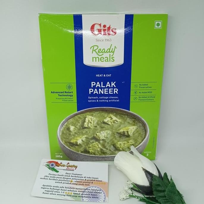 

^%^%^%^%] GITS PALAK PANEER 285GR