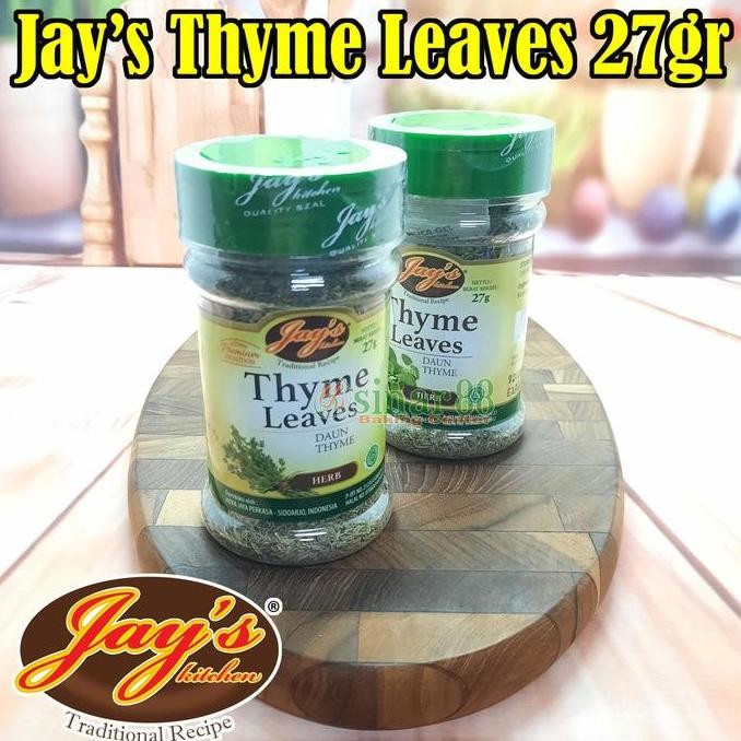 

Kualitas terbaik] Jay's Thyme Leaves 27gr