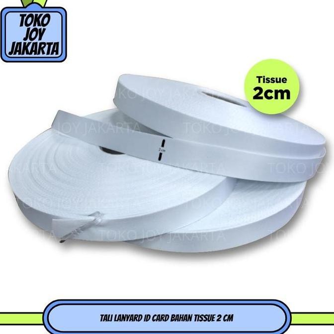 

Tali Lanyard Tissue 2Cm | Tali Id Card Printing Halus Dan Kuat Original