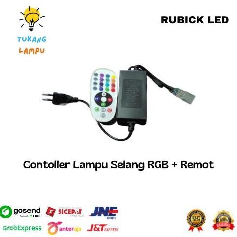 Sale Soket Colokan Lampu Led Strip Selang 5050 Led Selang Rgb+Remote