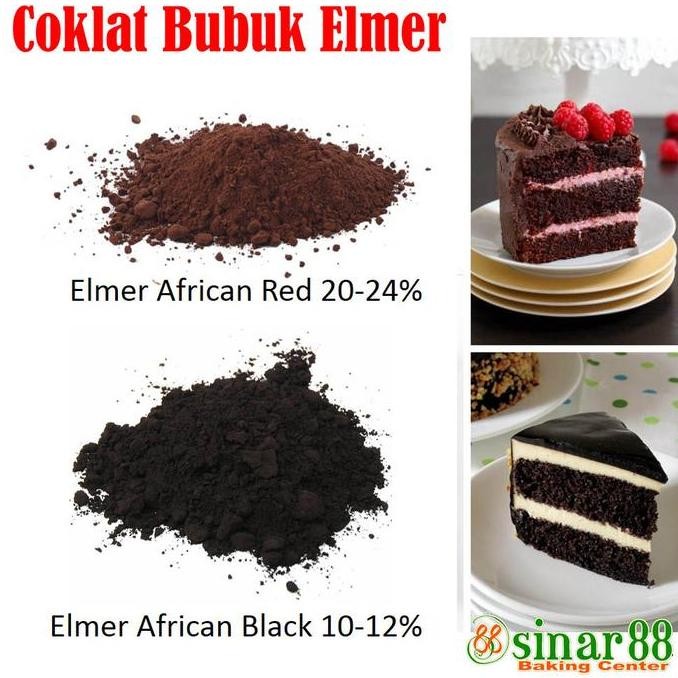 

populer] Coklat Bubuk Elmer African Black 10 - 12% 1kg