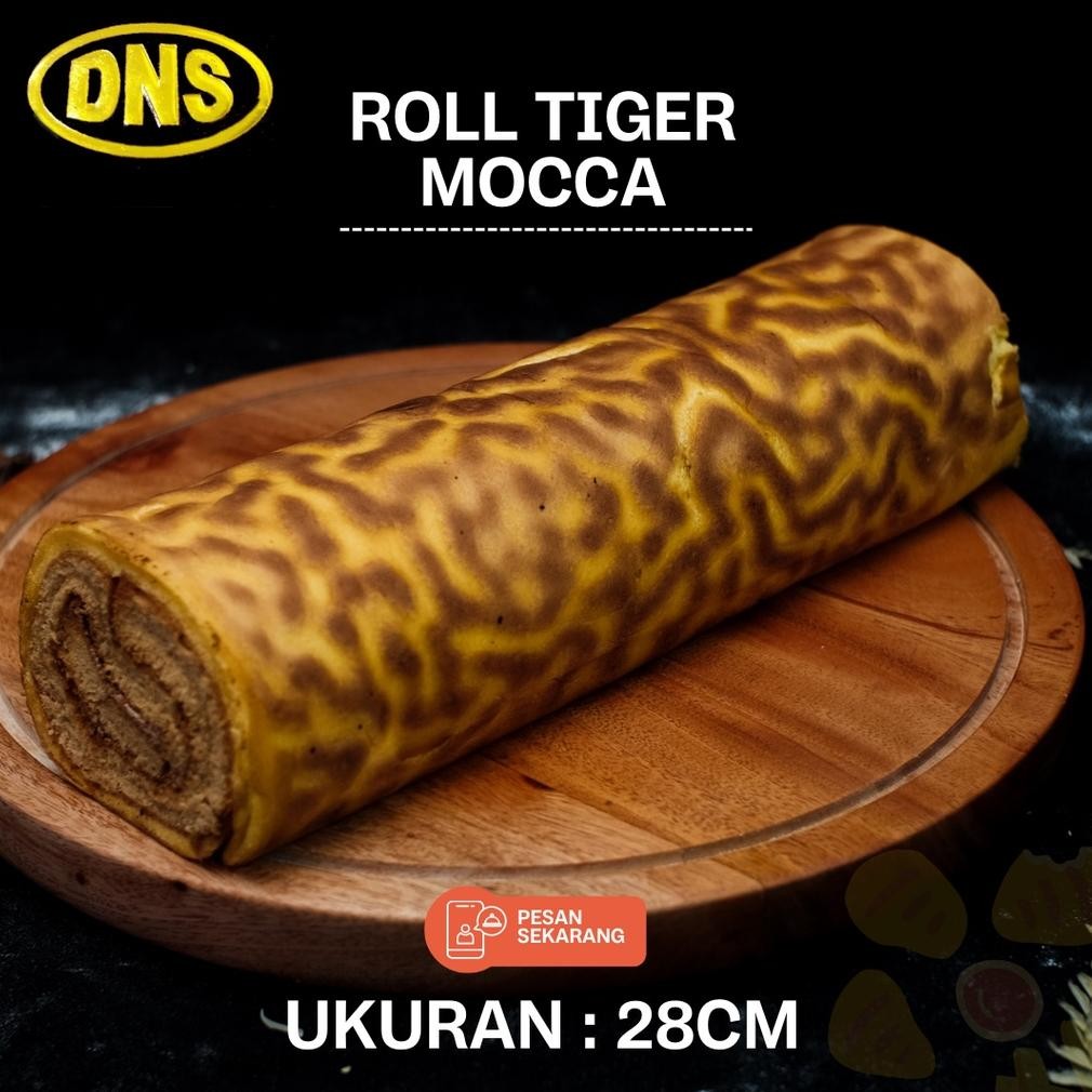 

Promoo!! Tiger Roll Cake Mocca / Bolu Gulung Tiger Mocca / Kue Arisan Lebaran dan Natal