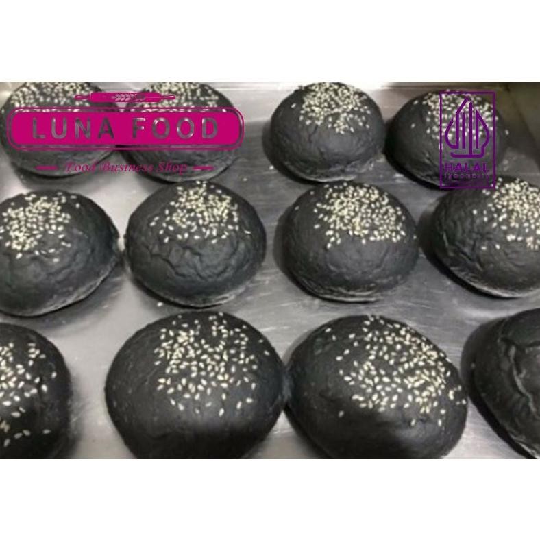 

Promoo!! PREMIUM kualitas Hotel | Roti Burger Besar HItam Wijen 12cm isi 10pcs