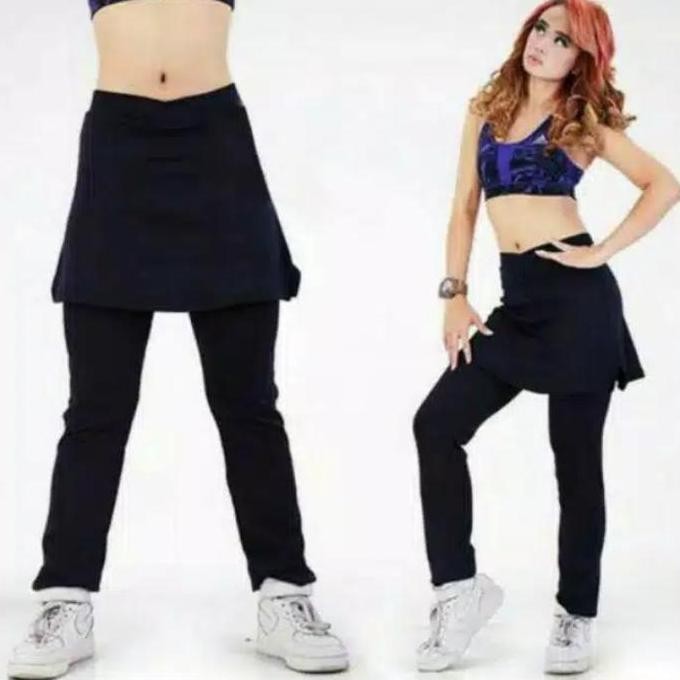 CELANA SENAM ROK WANITA WARNA HITAM