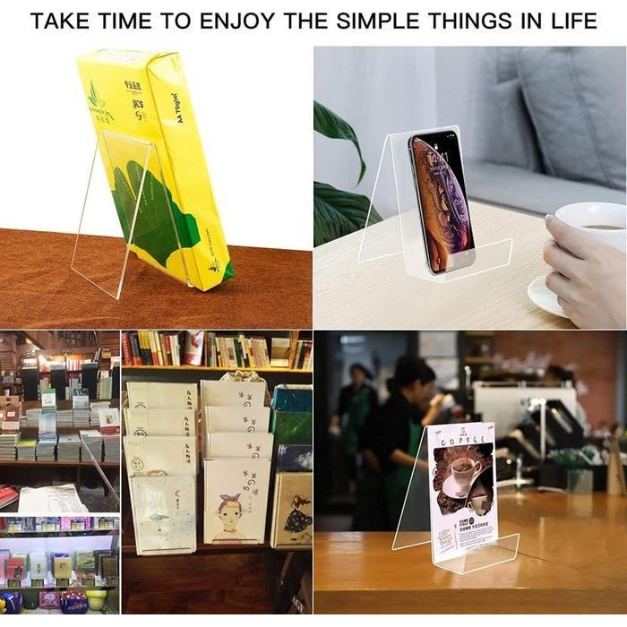 

SWG Book Stand Display Acrylic - Penyangga Buku Akrilik Holder HP Tablet