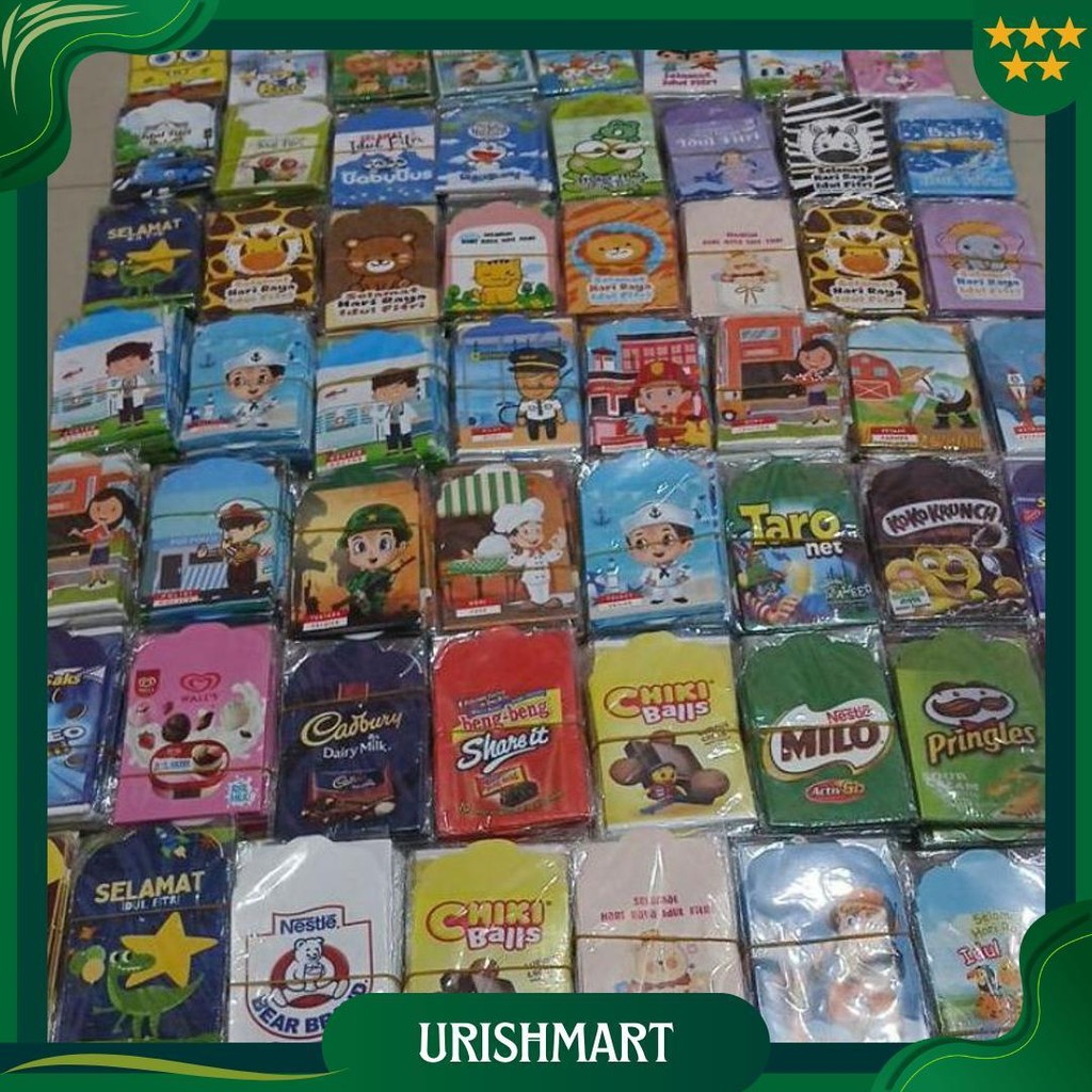 

Isi ( 10 Biji ) Amplop Lebaran Ukuran Medium (7X12Cm) / Amplop Selamat Idul Fitri / Angpao / Amplop Kertas Cod