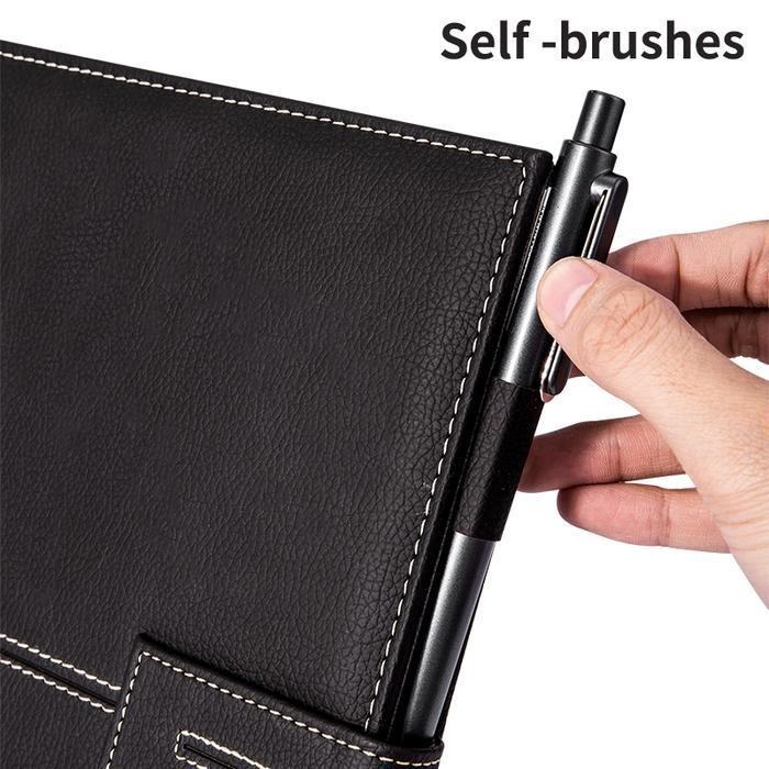 

SWG Deli Leather Cover Notebook A5 12 Lembar Magnetic Lock EN142L