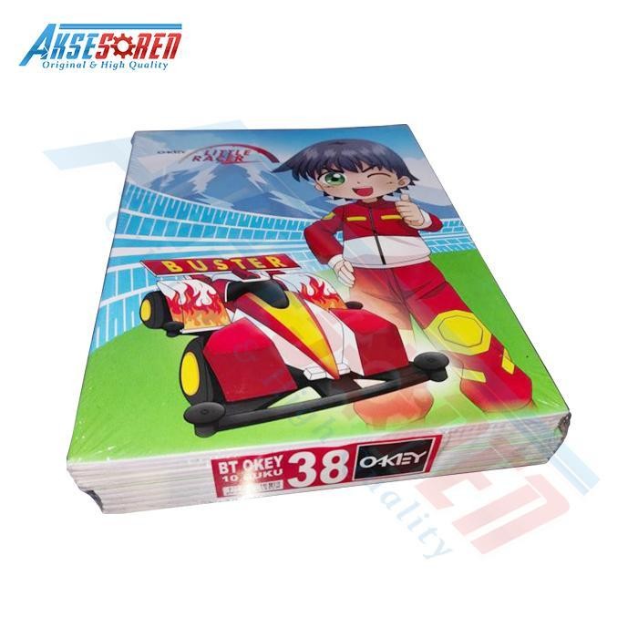 

SWG Buku Tulis Sekolah Kiky [Isi 38 Lembar/Random/10 Buku] / Write Book Kiki [1 Pack] Kertas Paper