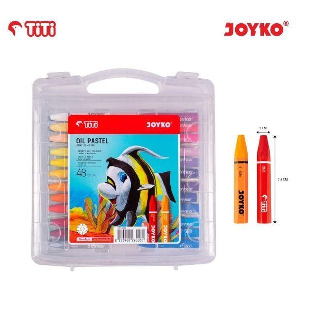 

SWG CRAYON 48 WARNA TITI JOYKO / OIL PASTEL 48 COLOUR JOYKO