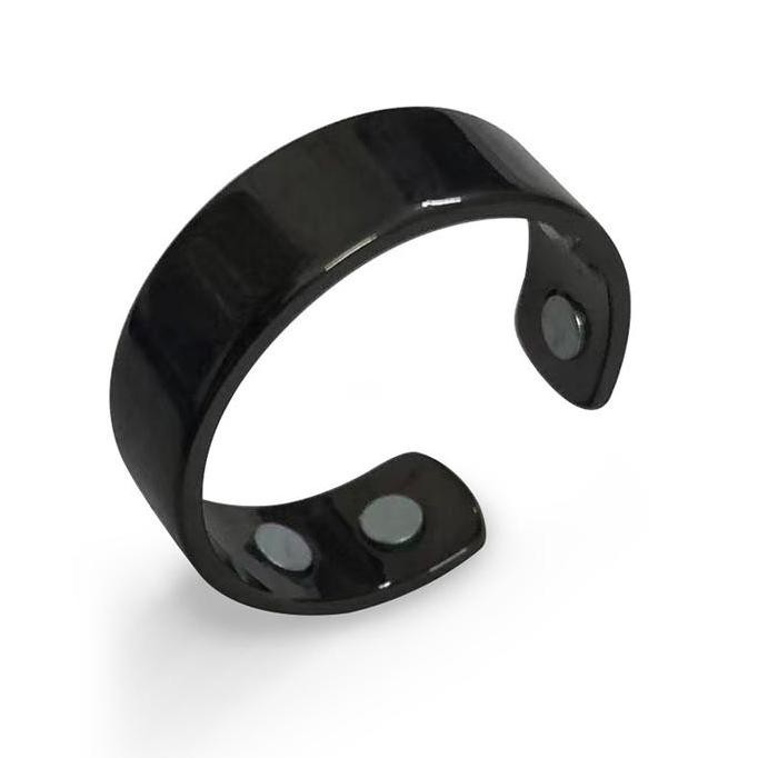 Baru Rose Gold Magnetic Health Ring Men'S Dual Magnetic Opening Ring Magnetic Health Ring