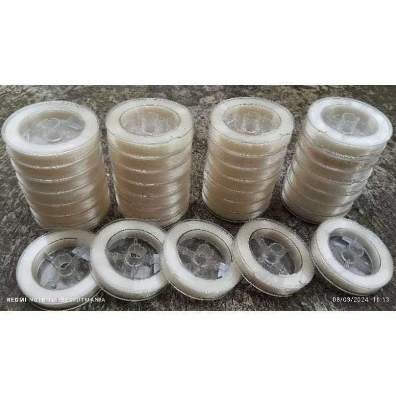 Leader Flurocarbon 100% Hard Shock Leader Original Flurocarbon Anti Keriting Tanah Gesekanoriginal C