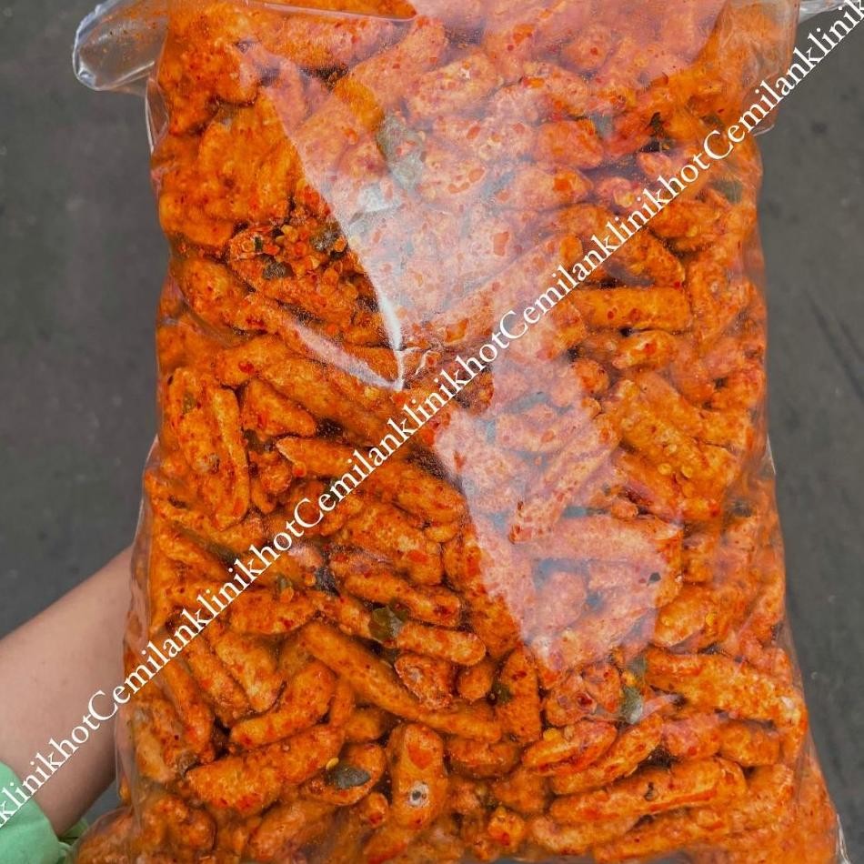

Basreng Sultan Bandung 1Kg Viral Tiktok Basreng Pedas Daun Jeruk 1Kg Cabe