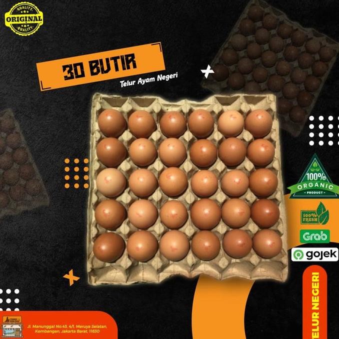 

Produk Baru!! Telur Ayam Negeri Segar 30 Butir 1 Tray Ukuran Besar