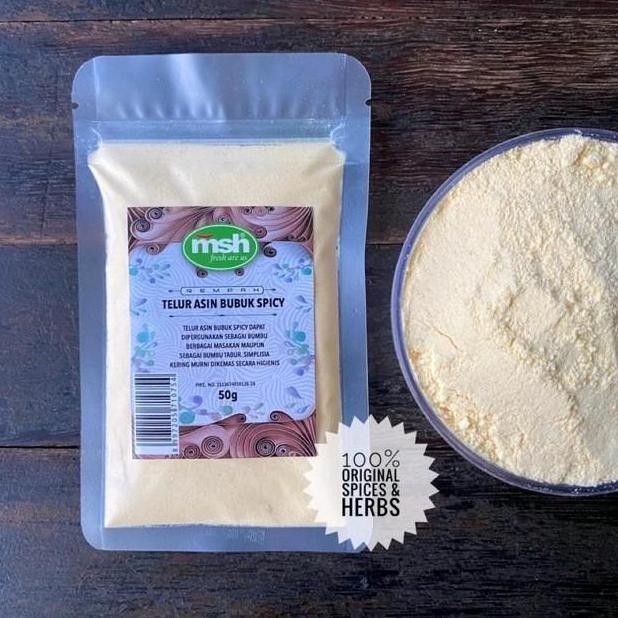 

Produk Baru!! Telur Asin Bubuk Pedas Spicy Salted Egg Powder 50g Non MSG