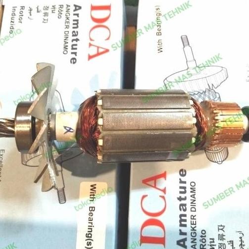 Terbaru (1) ARMATURE ANGKER DCA ASP02180 ANGKER MESIN POLES POLISHER 9218PB sumbermte Ayo Beli