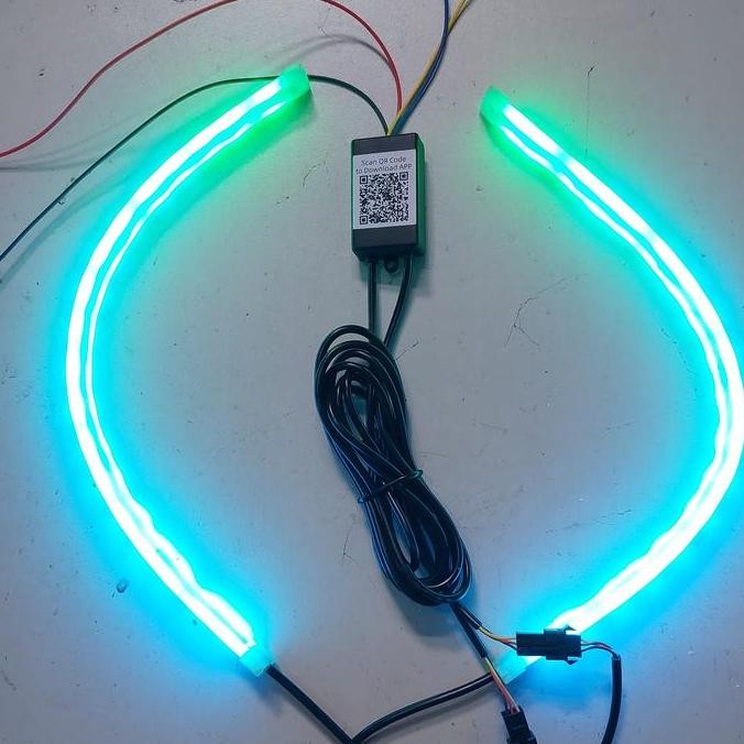 Led Alis Slim Rgb + Sein 30Cm Control Aplikasi Android