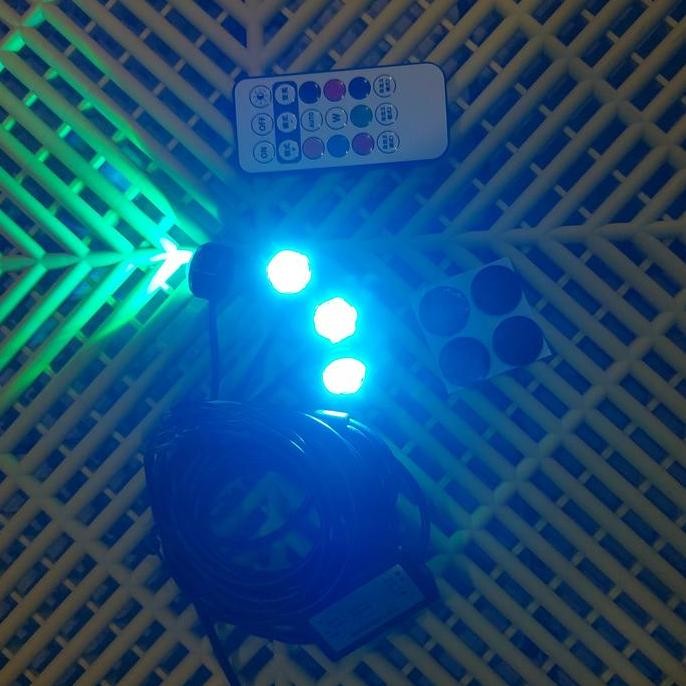Lampu Strobo Pesawat Remote Control Rgb