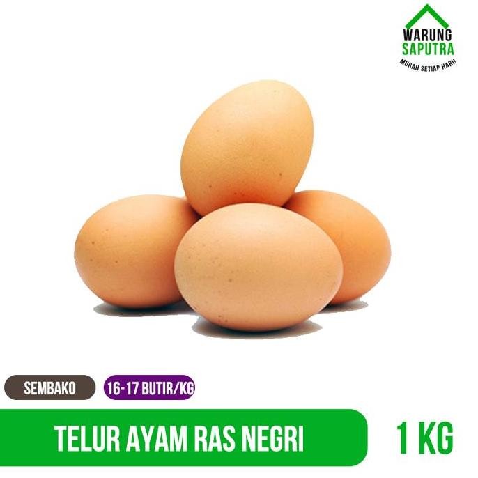 

Produk Baru!! Telur Ayam Ras Segar 1kg Telur Negeri Berkualitas