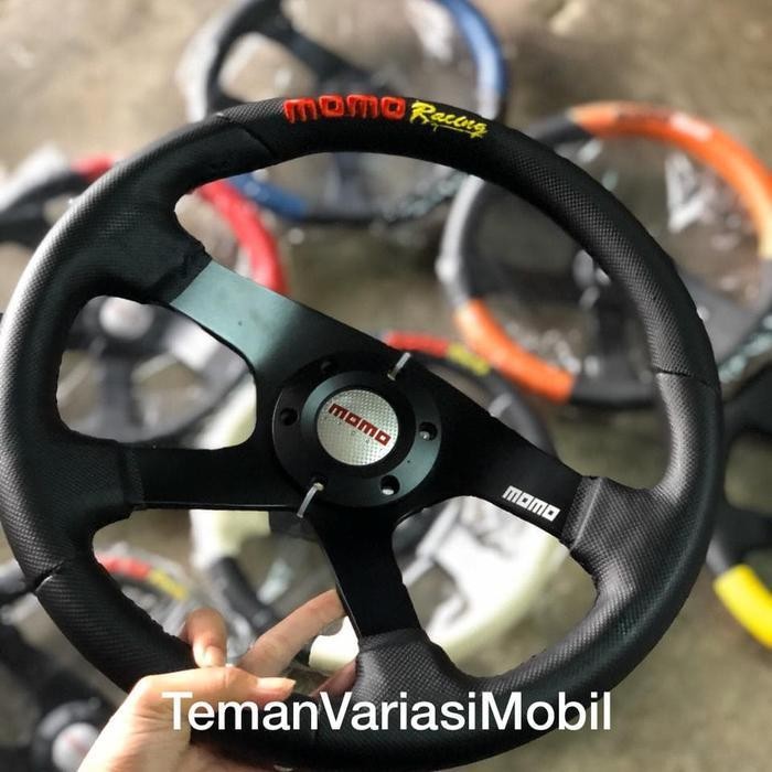 Setir Racing Momo Mobil Stir Momo Rasing Setir Kemudi Mobil Original Dan Terpercaya