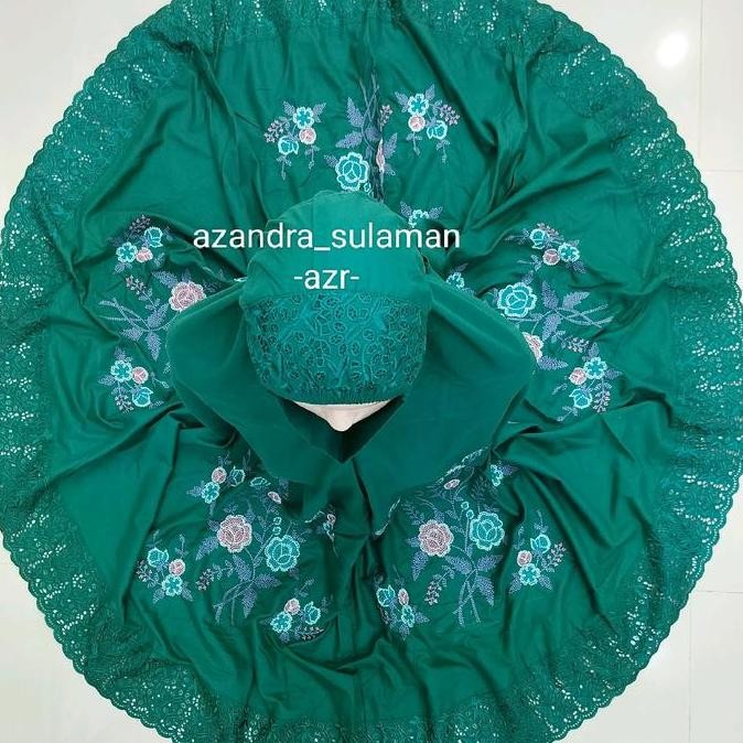 mukena bordir kapalo samek dan suji caia versi khadijah khas bukittinggi padang gers