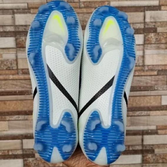 Sepatu Bola Nike Phantom GT2 Elite DF Blue White Fg soccer Terlaris