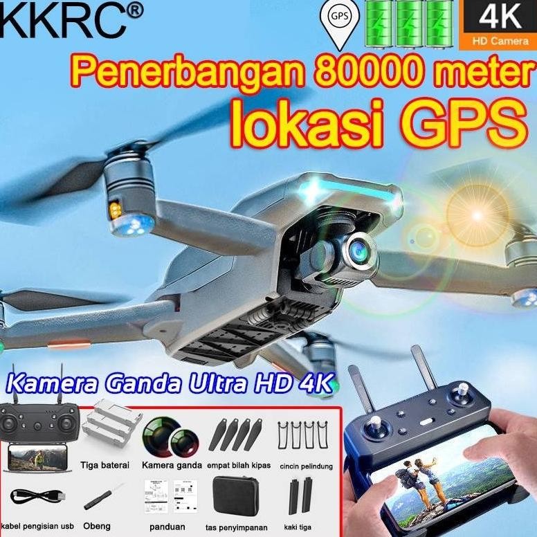 Terlaris 100% Importedp9 Drone Drone Jarak Jauh 5 Km Kamera Ganda 4K Hd Dengan 2 Bateraidrone Dengan