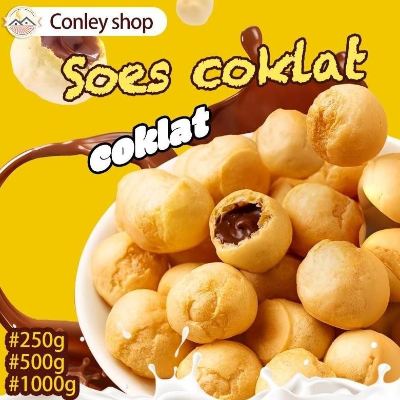 

Do86 Cod Soes Coklat Cokelat 500G/1Kg/Update Kemasanterbaru / Merekbaru/Malona/ Halal Kue Sus Kering Isi Soes Coklat Lumer 1 Kgr Enak Murah Cemilan Keluarga, Cocok Untuk Dewasa Dan Anak-Anak Chocolate Food Makanan Snack Do86