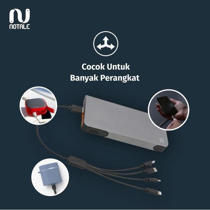 NOTALE CAR JUMP JUMPER CHARGER STARTER AKI MOBIL + POWERBANK 12MAH