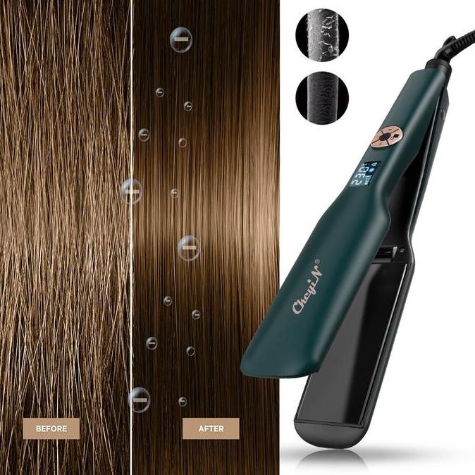 CKEYIN DENGAN LAYAR LCD PENGUNCI CERDAS PTC 44MM CATOKAN RAMBUT CATOKAN / PENGERITING RAMBUT KERING 