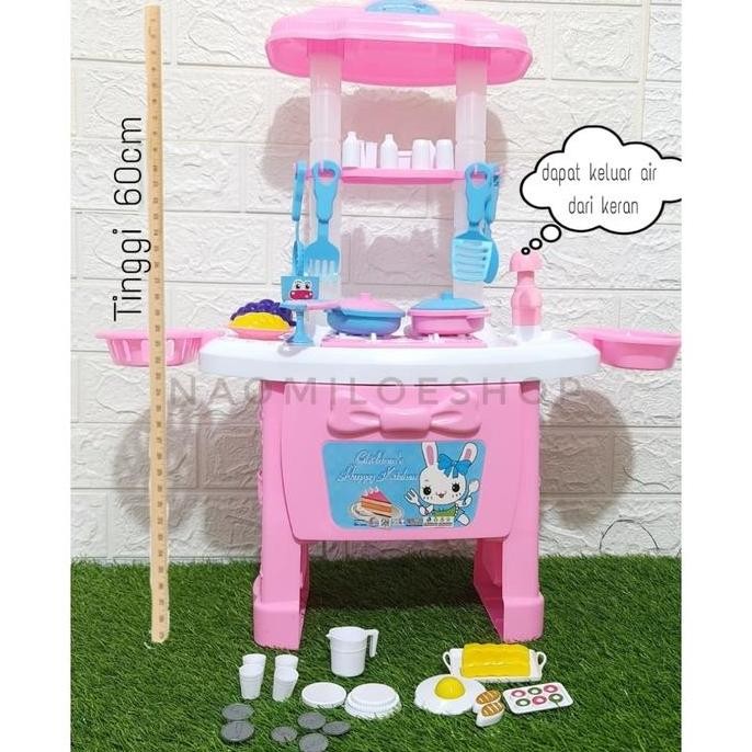 Diskon Mainan Kitchen Set Anak Bisa Keluar air dari keran size BESAR FK113 madi50 Ayo Beli