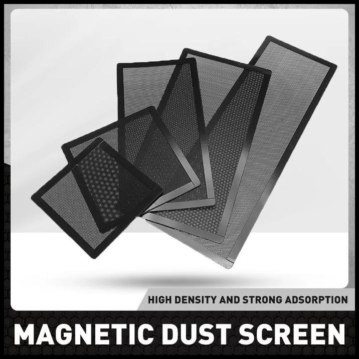 Filter fan magnetic pc kasa anti debu komputer mesh pvc dust proof