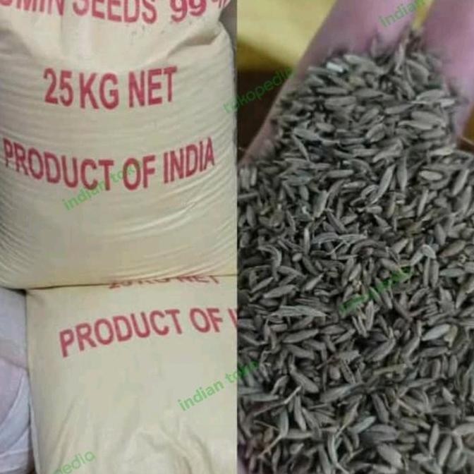

populer] Cumin / Jeera / Jinten Putih / Jemuju / Zeera/ Import India / 1 kg