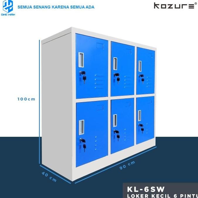 

Loker Sepatu Besi Kecil 6 Pintu Untuk Sekolah Kozure KL-6SW