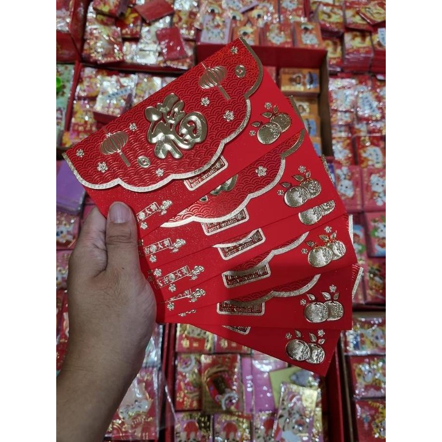 

Ready stock] ANGPAO AMPLOP IMLEK FU / FUK PANJANG BENTUK DOMPET
