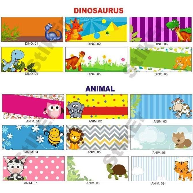 

*#*#*#] Stiker nama anak waterproof anti air label nama perempuan laki laki