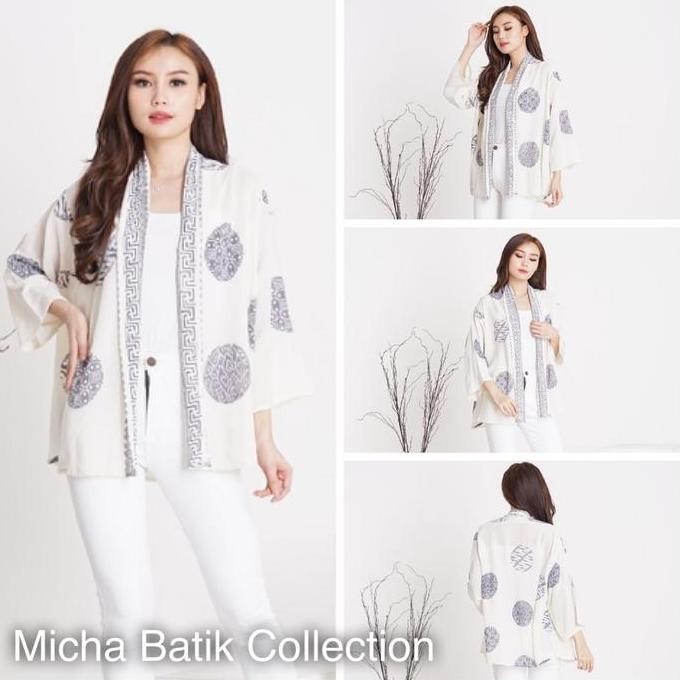 Outer batik cardigan paris