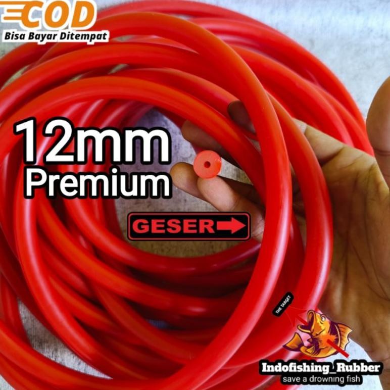 Karet Spearfishing Speargun 12mm Merah Karet Panah Ikan Hanya Karet Nugi