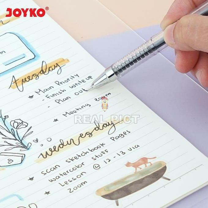 

#####] Binder Note Joyko / buku tulis binder Cover Transparan