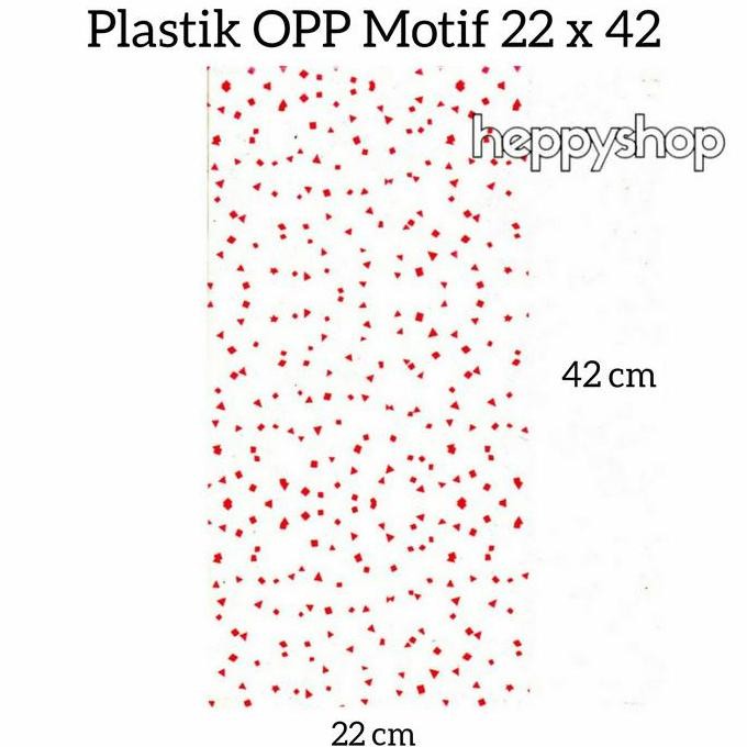 

@#@#@#] Plastik OPP Motif 22x 42, Plastik Bingkisan Ultah