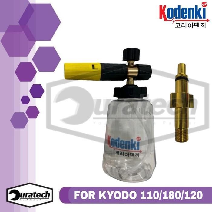 Kodenki Foam Lance Jet Cleaner 2.0 1L Car Wash Gun Snow Foamlance Tabung Salju Mesin Steam Jet Clean