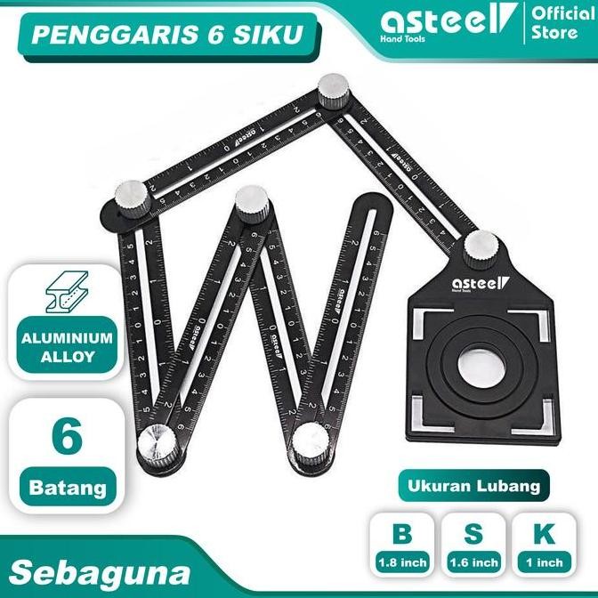 

ASTEEL PENGGARIS KERAMIK LIPAT 6 SUDUT SIKU ANTI KARAT MULTIFUNGISI ALUMUNIUM ALLOY BEST QUALITY ORIGINAL DAN TERPERCAYA