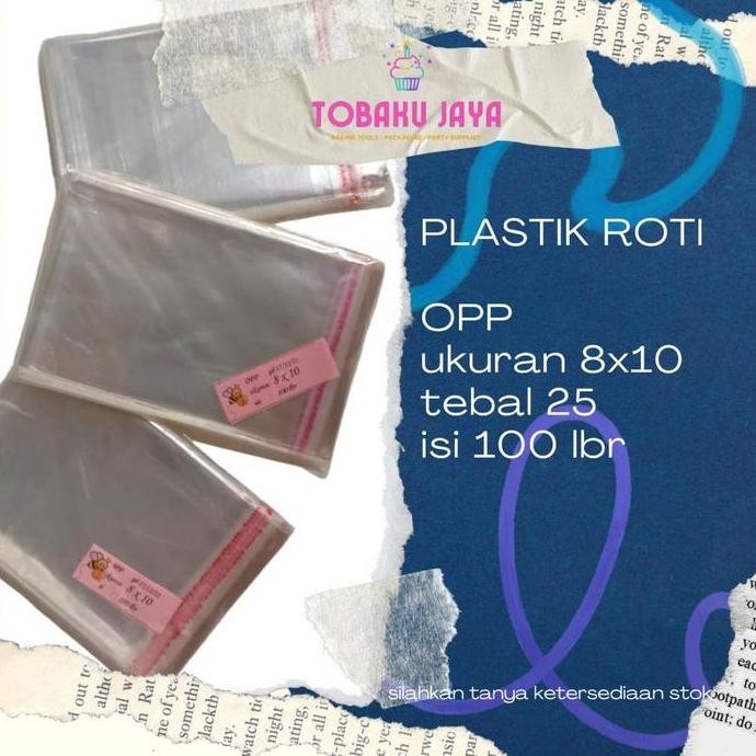 

langsung order saja] Plastik OPP Lem Tebal 25 Micron / OPP Undangan / Plastik Kue & Donat