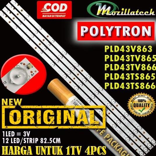 BACKLIGHT TV LED POLYTRON PLD43V863 PLD43TV865 PLD43TV866 PLD43TS865 PLD43TS866 43V863 43TV865 43TV8